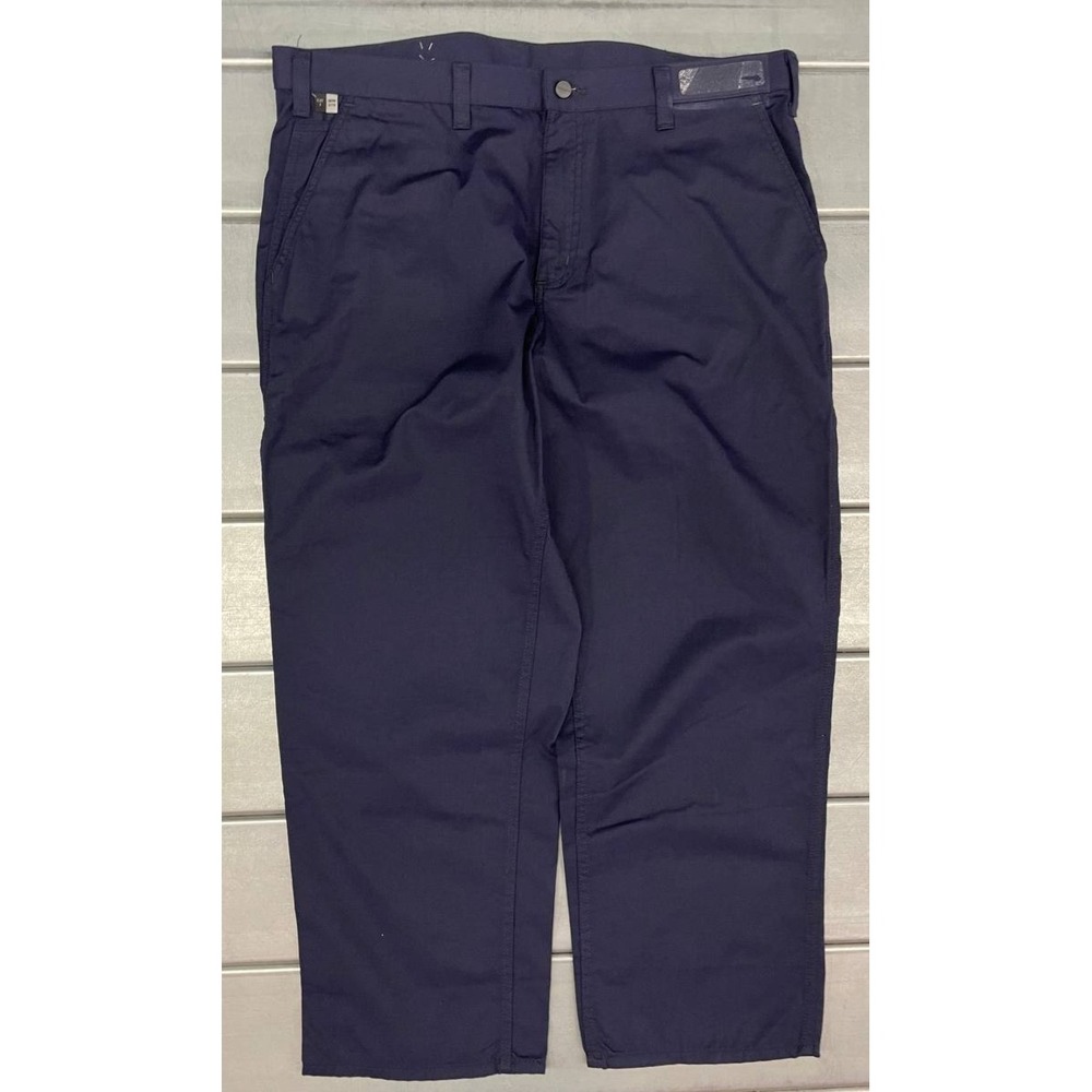 Carhartt Flame Resistant Work Pants Mens 40x30 Navy Lightweight Cat2‎ 2112